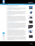 Sony VGN-TZ190N/B Marketing Specifications