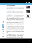 Sony VGN-TZ180N/R Marketing Specifications