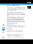 Sony VGN-TZ150N/N Marketing Specifications
