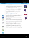 Sony VGN-TT165N/R Marketing Specifications