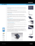 Sony VGN-SZ645P4 Marketing Specifications