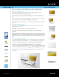 Sony VGN-NS190J/W Marketing Specifications