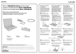 Sony VGN-NS101E/S Startup Guide