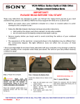 Sony VGN-NR110E/T Replacment Instructions