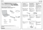 Sony VGN-NR110E/S Startup Guide