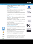 Sony VGN-FZ480E/B Marketing Specifications