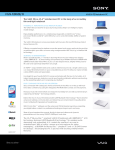 Sony VGN-FZ460E/B Marketing Specifications