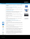 Sony VGN-FZ283BN Marketing Specifications