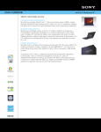 Sony VGN-CS390DHB Marketing Specifications