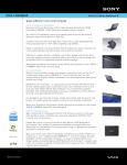 Sony VGN-CR590EAB Marketing Specifications
