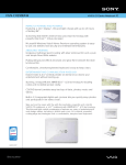 Sony VGN-CR290E/AW Marketing Specifications