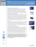 Sony VGN-CR120E/L Marketing Specifications
