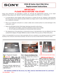 Sony VGN-BZ540N/B Replacement Instructions