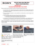 Sony VGN-AX570G Replacement Instructions