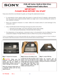 Sony VGN-AR130G Replacement Instructions