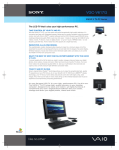 Sony VGC-V617G Marketing Specifications