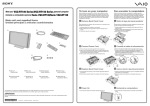 Sony VGC-RT100Y Startup Guide