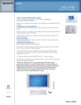 Sony VGC-LT10E Marketing Specifications