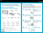 Sony VGC-LS20E Startup Guide