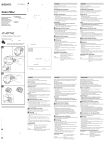 Sony VF-MPTH Operating Instructions