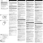 Sony VCL-HGD0758 Operating Instructions