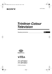 Sony Trinitron KV-32FQ80 User's Manual