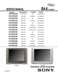 Sony TRINITRON KV-27FS320 User's Manual