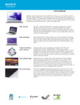 Sony SVT14125CXS Marketing Specifications