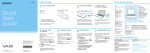 Sony SVS13122CXB Quick Start Manual