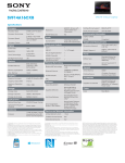 Sony SVF14A16CXB Marketing Specifications
