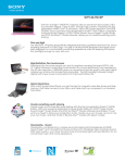 Sony SVF14A15CXP Marketing Specifications