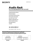 Sony SU-SD1V User's Manual