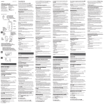 Sony SRF-S54 User's Manual