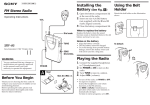 Sony SRF-46 User's Manual