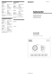 Sony XS-LD107P5 User's Manual