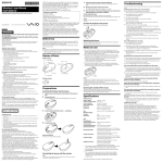 Sony VGPWMS10W User's Manual