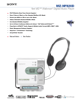 Sony MZ-NF520D User's Manual