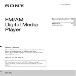 Sony MP3 User's Manual
