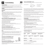 Sony Motion Gaming Camera 99028 User's Manual
