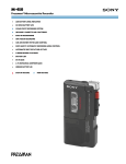 Sony M-450 User's Manual