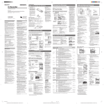 Sony ICD-MX20DR9 User's Manual