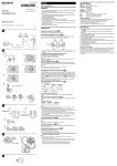 Sony Headphones MDR-EX1000 User's Manual