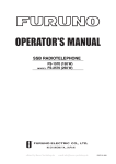 Sony FS-1570 User's Manual