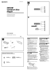 Sony CDX-SW200 User's Manual