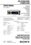 Sony CDX-GT500EE User's Manual