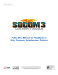 Sony SOCOM 3 User's Manual