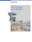 Sony SNC-RZ30N/2 User's Manual