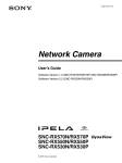 Sony SNC-RX530N User's Manual