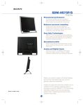 Sony SDM-HS75PS Marketing Specifications