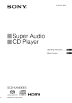 Sony SCD XA5400ES User's Manual